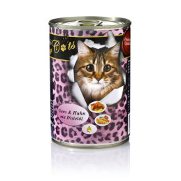 O'Canis, kot,  Gęsina, kurczak i olej szafranowy, 400 g