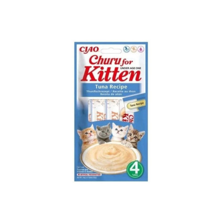 INABA CAT, CHURU KITTEN TUNA, 4 x 14 g (56 g)