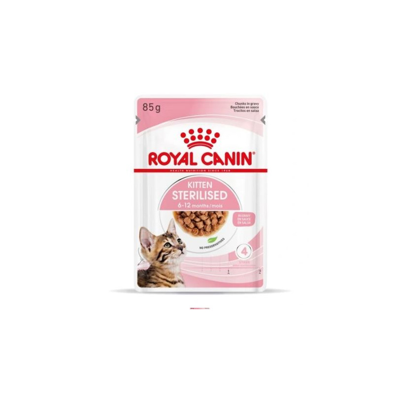 Royal Canin Kitten Sterilised, sos, saszetka 85 g