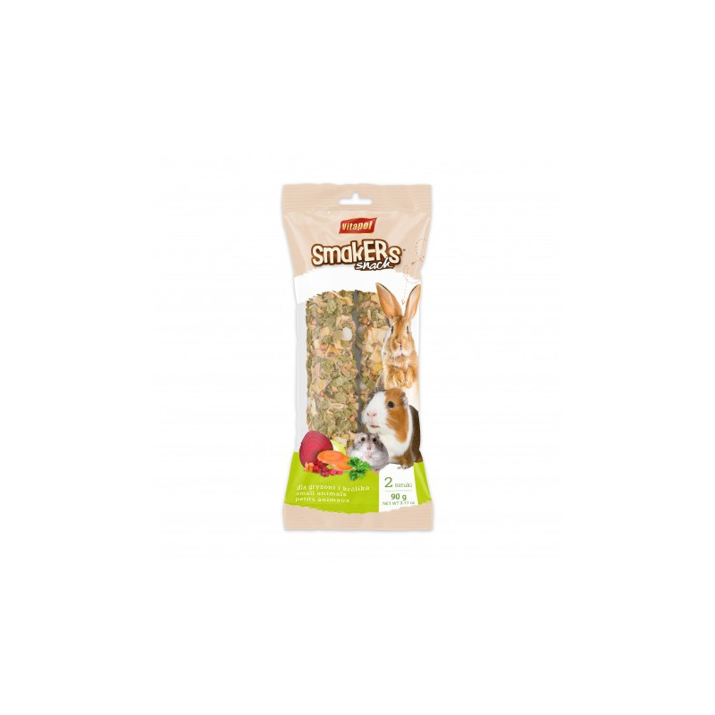 Vitapol Smakers jabłkowy dla gryzoni i królika w folii, 90 g, 2 sztuki/op zvp-3314