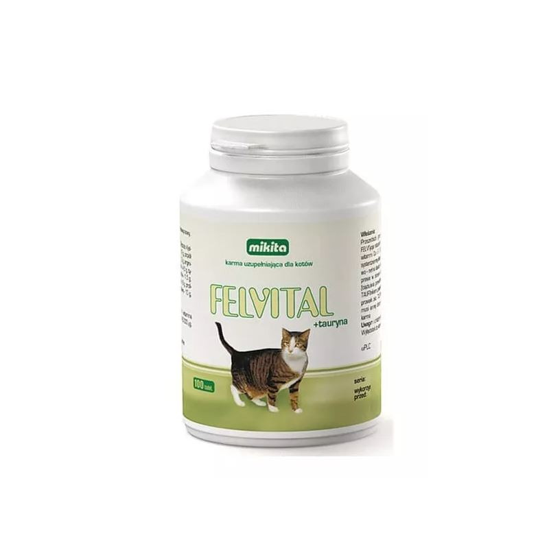 Mikita, Felvital + tauryna, kot, 100 tabletek