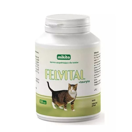 Mikita, Felvital + tauryna, kot, 100 tabletek
