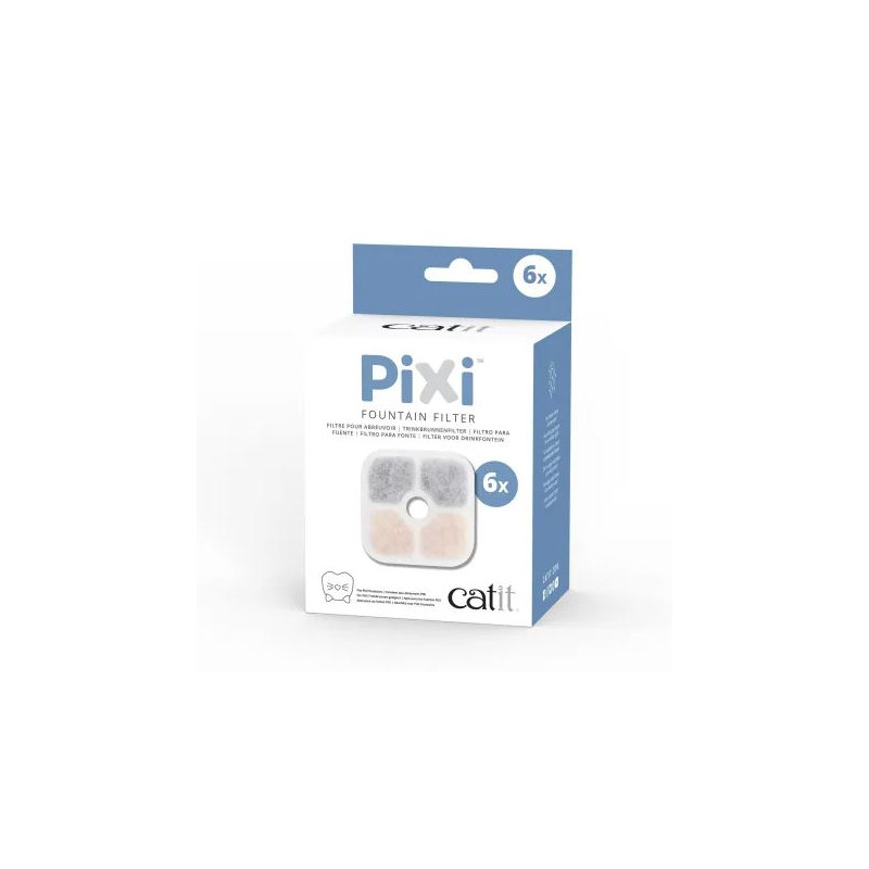 Catit, filtr do fontanny Pixi dla kota, 6 szt