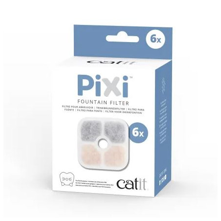 Catit, filtr do fontanny Pixi dla kota, 6 szt