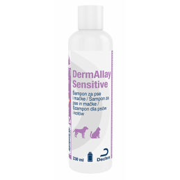 Dechra, DermAllay Sensitive Szampon dla psów oraz kotów nawilżający łagodzący 230 ml