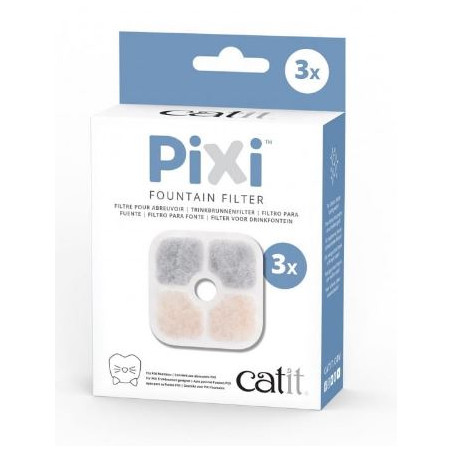 Catit, filtr do fontanny Pixi dla kota, 3 szt