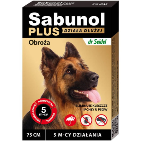 SABUNOL GPI, OBROŻA OZDOBNA DLA YORKA CZARNA, 35 cm