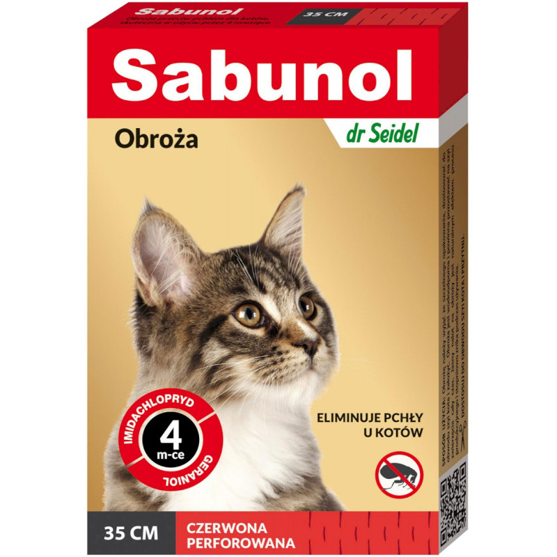 SABUNOL, OBROŻA CZERWONA, KOT35 cm