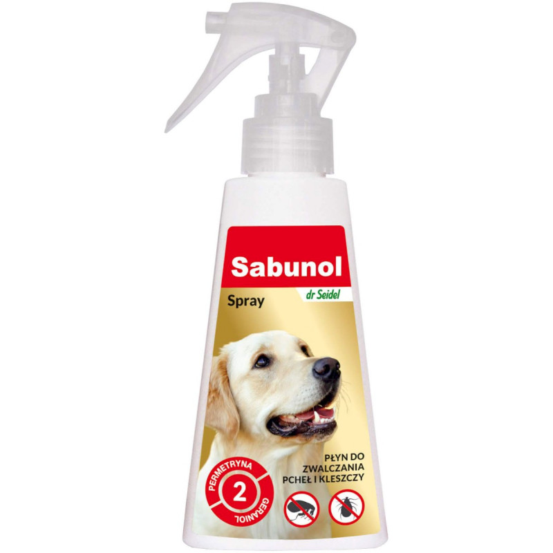 SABUNOL SPRAY, PCHŁY I KLESZCZE 100 ml