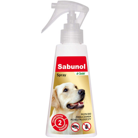 SABUNOL SPRAY, PCHŁY I KLESZCZE 100 ml