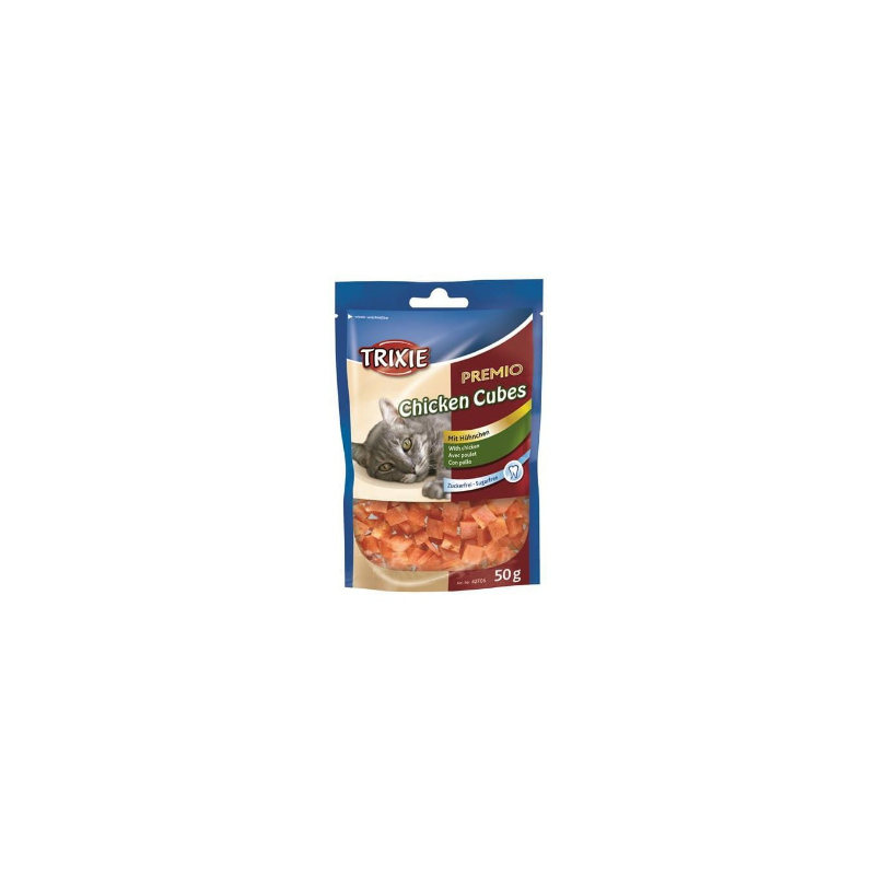 Trixie, snacki Premio Cubes, kurczak, 50 g