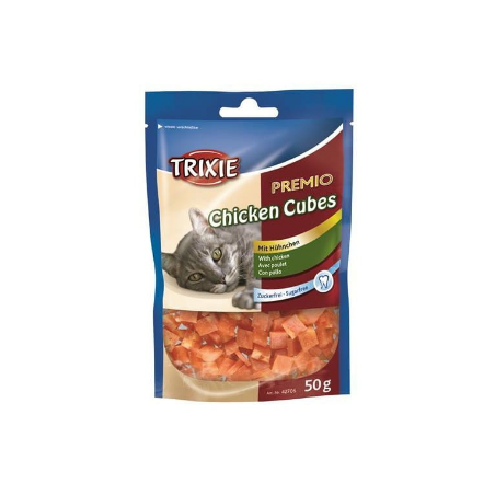 Trixie, snacki Premio Cubes, kurczak, 50 g
