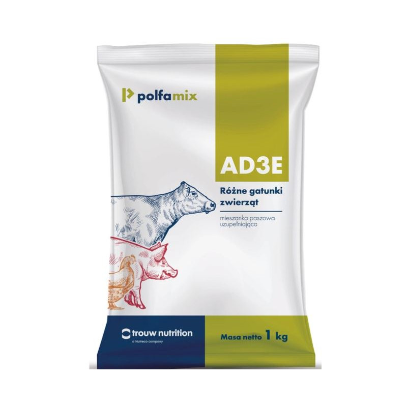 Polfamix AD3E 1kg witaminy dla zwierząt