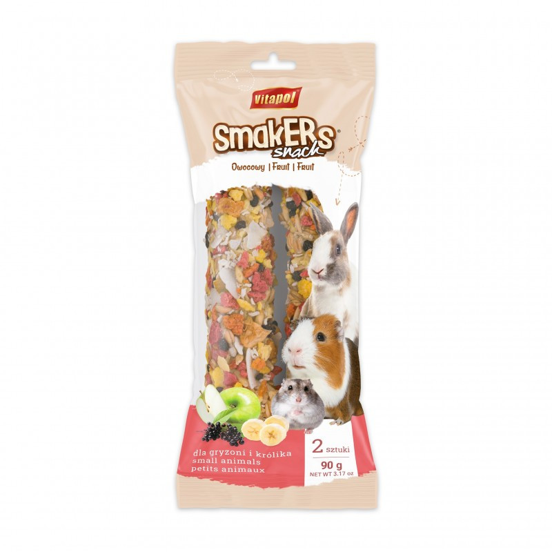 Vitapol, Smakers owocowy dla gryzoni i królika w folii, 90 g , 2 szt/op ZVP-3307