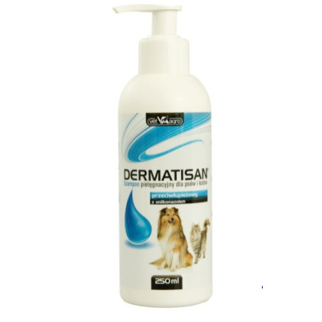 Vet Agro, Dermatisan, szampon przeciwłupieżowy z enilkonazolem, 250 ml