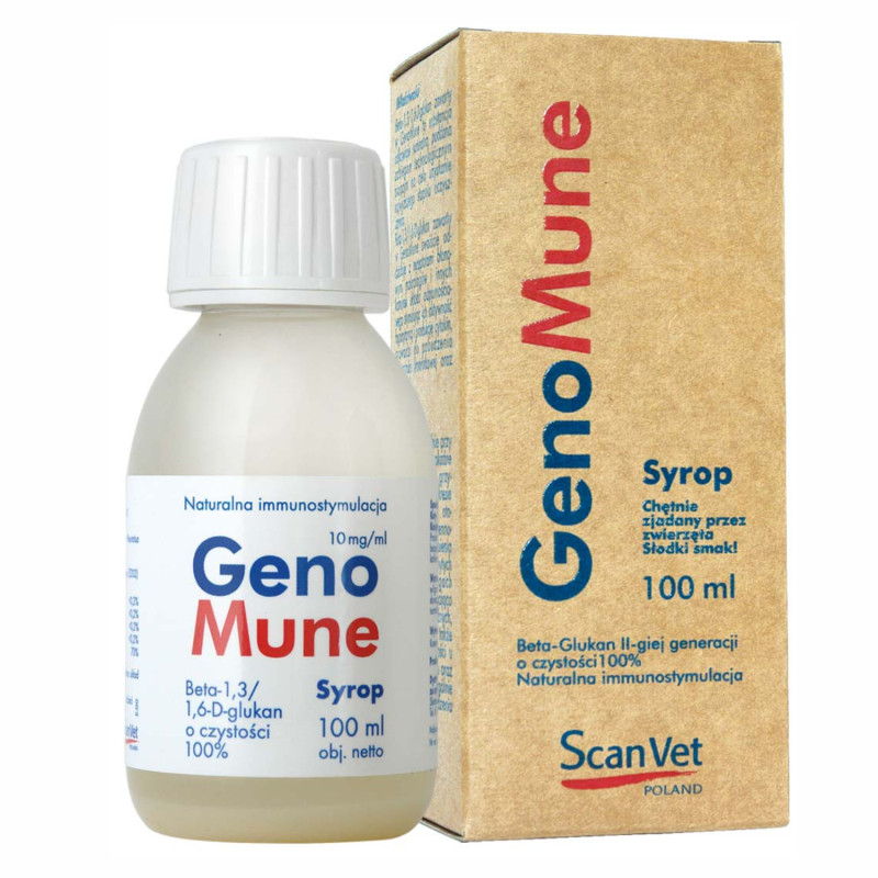 ScanVet Genomune 100ml płyn na odporność dla psa i kota
