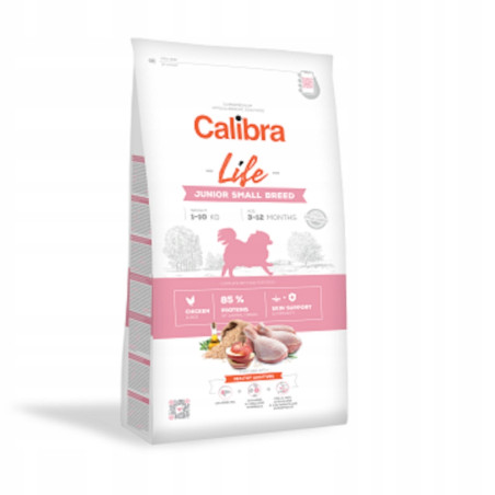 Calibra Life, pies junior, małe rasy, kurczak, 1,5 kg