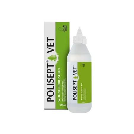 JM Sante, Polisept Vet, Wound Irrigation, płyn do przemywania ran, 500 ml