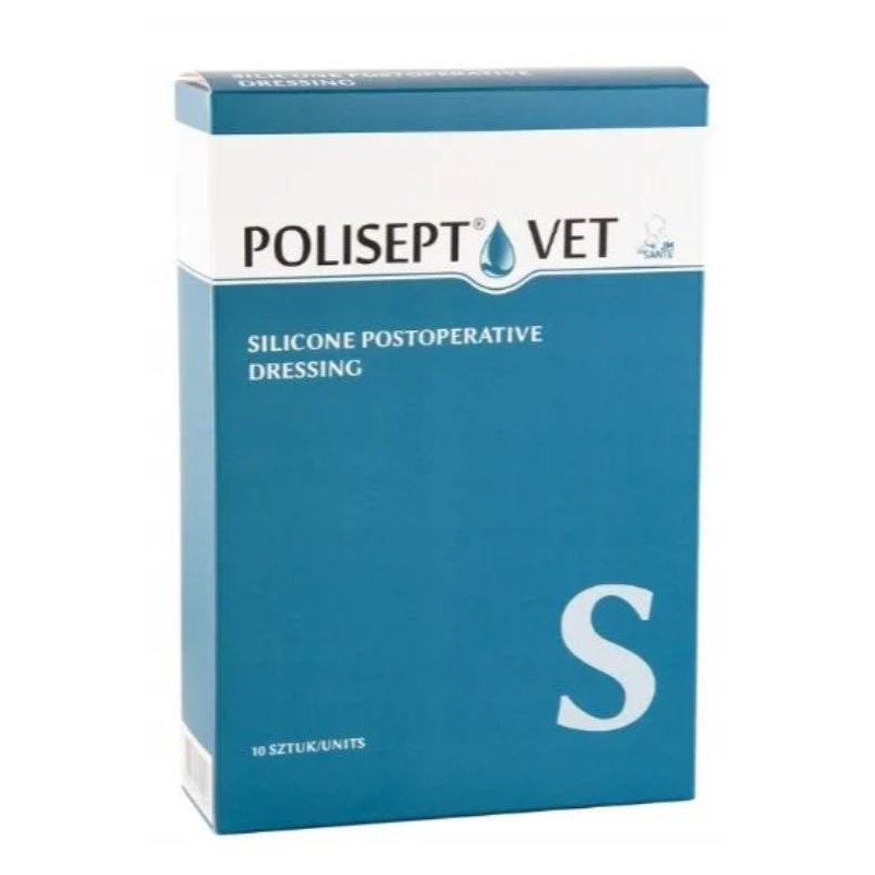 JM Sante, Opatrunek Polisept Vet S , 10 sztuk