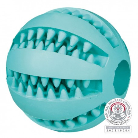 Trixie Denta Fun, piłka z kauczuku, dla psa, 6 cm