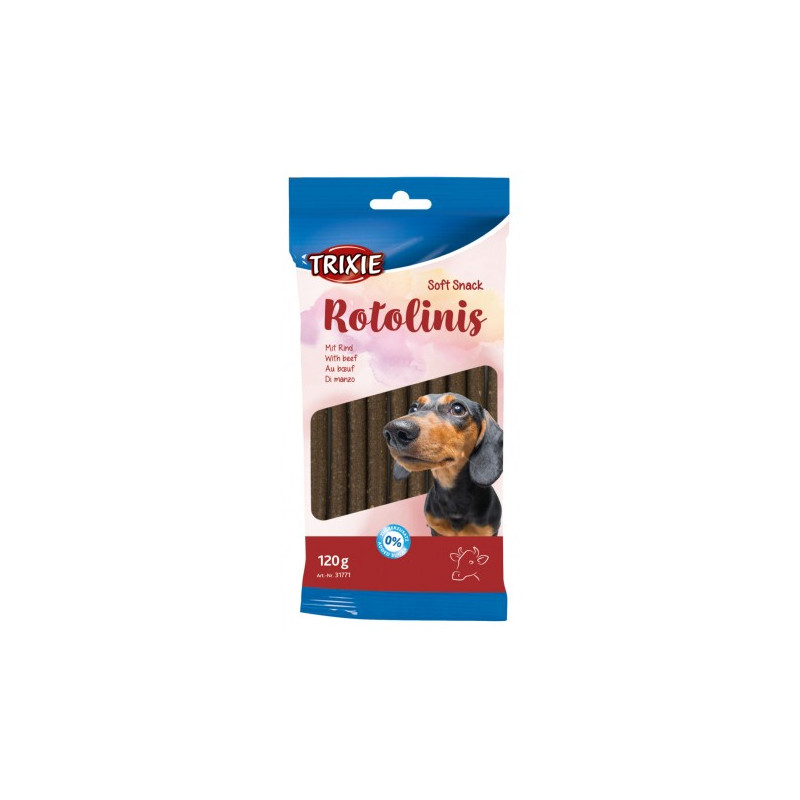Trixie, rotolinis, przysmak dla psa z wołowiną, 12szt, 120g