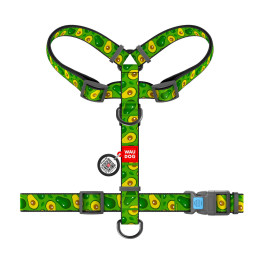 Waudog, szelki avocado, M