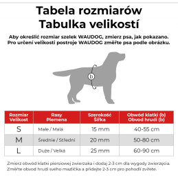 Waudog, szelki avocado, M