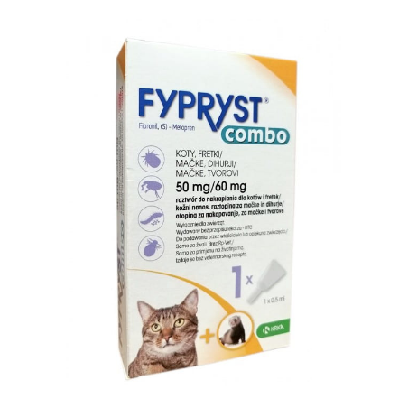 Krka Fypryst Combo dla kota, kropelki 1 pipeta