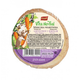 Vitapol, Miseczka warzywna dla gryzoni i królika, 1 szt.