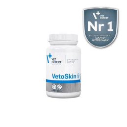Vetexpert, Vetoskin, preparat na skórę i sierść dla psów i kotów, 90 tab