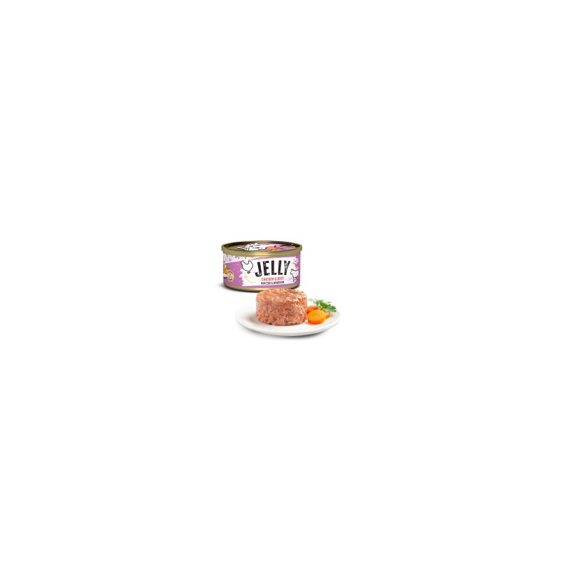 Mr. Bandit Jelly chicken with beef - puszka mięsna dla kota 80g