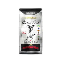 BioFeed EUPHORIA Adult Gluten Free z Wołowiną mini i małe rasy 2 kg