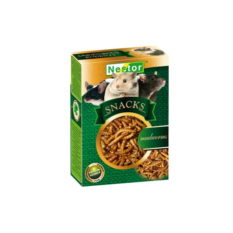 NESTOR SNACKS, GRYZOŃ I KRÓLIK, LARWA MĄCZNIKA 20 g