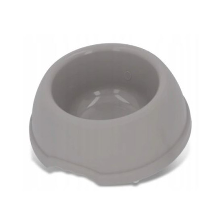 Miska plastikowa dla psów szara, M, 0,6 l, śr. 19 cm