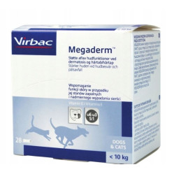 Virbac, Megaderm, na problemy skórne dla psa i kota, 28 x 4 ml