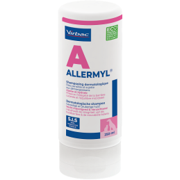 VIRBAC ALLERMYL, 250 ml,  Szampon dermatologiczny dla psa i kota