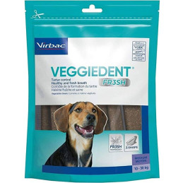 Virbac, Veggiedent Fresh M (10-30 kg) 15 gryzaków