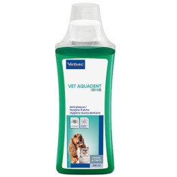 Virbac Vet Aquadent 250ml Płyn do pielęgnacji jamu ustnej dla psa i kota