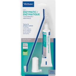 Virbac, Zestaw stomatologiczny dla psów, 70g, pasta + szczoteczka
