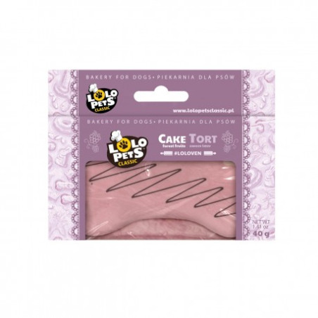 LOLO PETS, Mini Tort dla psa, owoce lasu, 40 g