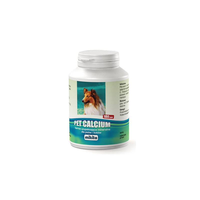 Mikita, pet calcium, tabeltki 100 szt