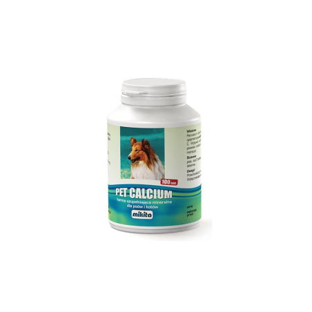 Mikita, pet calcium, tabeltki 100 szt