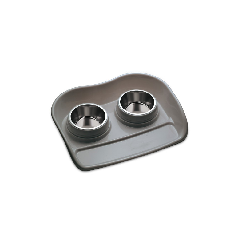 Barry King, zestaw 2x miska 0,45 + podkładka dla psów i kotów BK-14271