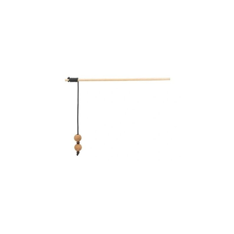 Trixie, CityStyle, wędka z kulkami dla kota, drewno/filc, 40 cm