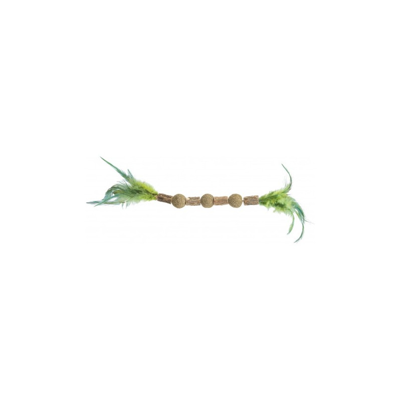 Trixie, Matatabi Chain, zabawka, dla kota, 38 cm, z piórkami i kocimiętką