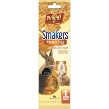 Vitapol Smakers dla gryzoni miodowy Weekend Style, 1 szt., 45 g