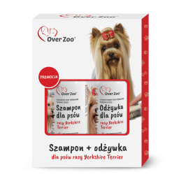 Over Zoo Zestaw dla Yorka, szampon z odżywka. 490 ml