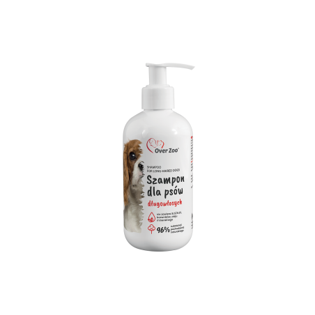 Over Zoo, szampon, psy długowłose, 250 ml