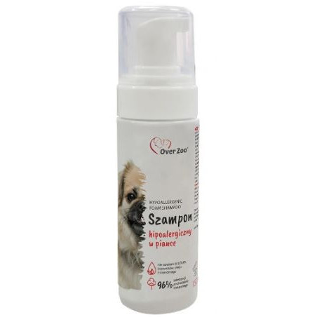 Over Zoo, Hypoallergenic Shampoo dla psów i kotów, 250 ml