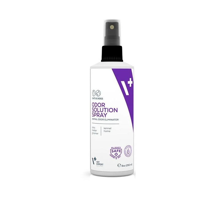 Vet Expert, Odor Solution Spray, Animal Odor Eliminator, 250 ml